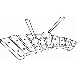 Disegno da colorare: Xilofono (Musica) #200979 - Pagine da Colorare Stampabili Gratuite