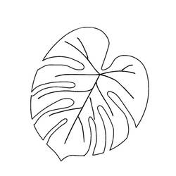 Disegno da colorare: Foglia (Natura e Stagioni) #191820 - Pagine da Colorare Stampabili Gratuite