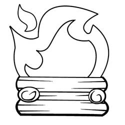 Disegno da colorare: Fuoco (Natura e Stagioni) #188329 - Pagine da Colorare Stampabili Gratuite