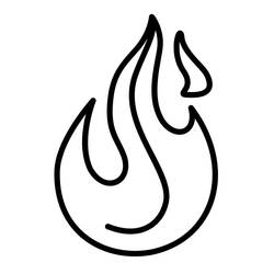 Disegno da colorare: Fuoco (Natura e Stagioni) #188332 - Pagine da Colorare Stampabili Gratuite