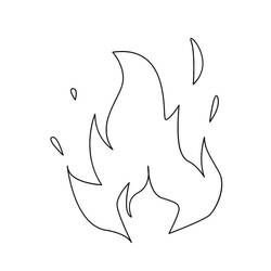 Disegno da colorare: Fuoco (Natura e Stagioni) #188340 - Pagine da Colorare Stampabili Gratuite