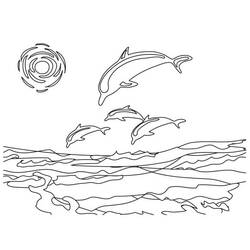 Disegno da colorare: Mare (Natura e Stagioni) #193512 - Pagine da Colorare Stampabili Gratuite