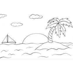 Disegno da colorare: Tramonto (Natura e Stagioni) #216002 - Pagine da Colorare Stampabili Gratuite