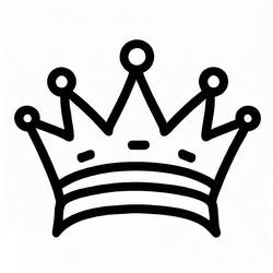 Disegni da colorare: Corona - Pagine da Colorare Stampabili Gratuite