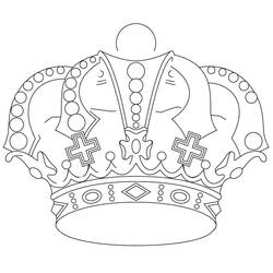 Disegno da colorare: Corona (Oggetti) #195964 - Pagine da Colorare Stampabili Gratuite