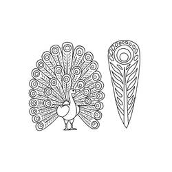 Disegno da colorare: Piuma (Oggetti) #212618 - Pagine da Colorare Stampabili Gratuite