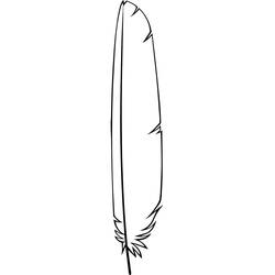 Disegno da colorare: Piuma (Oggetti) #212619 - Pagine da Colorare Stampabili Gratuite