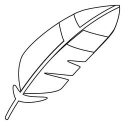 Disegno da colorare: Piuma (Oggetti) #212636 - Pagine da Colorare Stampabili Gratuite