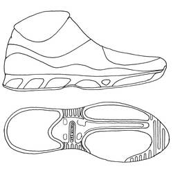 Disegno da colorare: Scarpa (Oggetti) #211580 - Pagine da Colorare Stampabili Gratuite