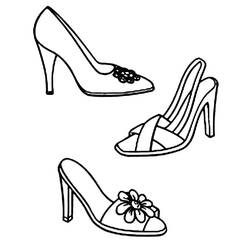 Disegno da colorare: Scarpa (Oggetti) #211593 - Pagine da Colorare Stampabili Gratuite