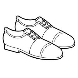 Disegno da colorare: Scarpa (Oggetti) #211603 - Pagine da Colorare Stampabili Gratuite