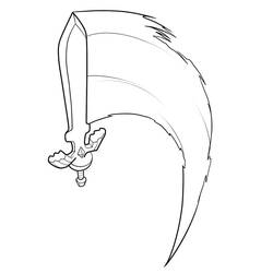 Disegno da colorare: Spada (Oggetti) #187192 - Pagine da Colorare Stampabili Gratuite