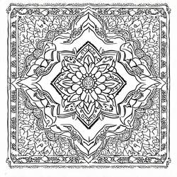 Disegno da colorare: Tappeto (Oggetti) #185922 - Pagine da Colorare Stampabili Gratuite