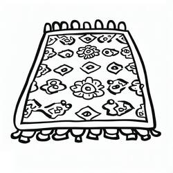 Disegno da colorare: Tappeto (Oggetti) #185924 - Pagine da Colorare Stampabili Gratuite