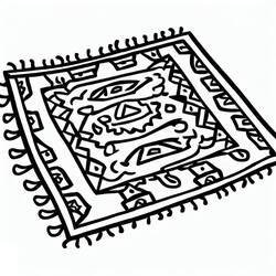 Disegno da colorare: Tappeto (Oggetti) #185925 - Pagine da Colorare Stampabili Gratuite