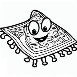 Disegno da colorare: Tappeto (Oggetti) #185926 - Pagine da Colorare Stampabili Gratuite