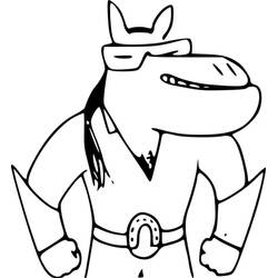 Disegno da colorare: Ariol (Personaggi dei Cartoni Animati) #183546 - Pagine da Colorare Stampabili Gratuite