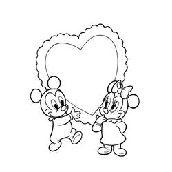 Disegno da colorare: Baby Disney (Personaggi dei Cartoni Animati) #198176 - Pagine da Colorare Stampabili Gratuite