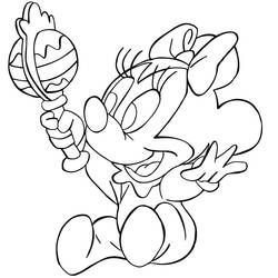 Disegno da colorare: Baby Disney (Personaggi dei Cartoni Animati) #198188 - Pagine da Colorare Stampabili Gratuite