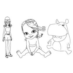 Disegno da colorare: Bambina Lilly (Personaggi dei Cartoni Animati) #182453 - Pagine da Colorare Stampabili Gratuite