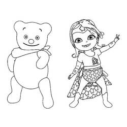 Disegno da colorare: Bambina Lilly (Personaggi dei Cartoni Animati) #182458 - Pagine da Colorare Stampabili Gratuite