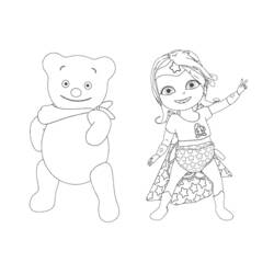 Disegno da colorare: Bambina Lilly (Personaggi dei Cartoni Animati) #41110 - Pagine da Colorare Stampabili Gratuite