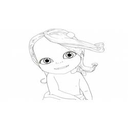 Disegno da colorare: Bambina Lilly (Personaggi dei Cartoni Animati) #41115 - Pagine da Colorare Stampabili Gratuite