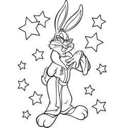 Disegno da colorare: Bugs Bunny (Personaggi dei Cartoni Animati) #26310 - Pagine da Colorare Stampabili Gratuite