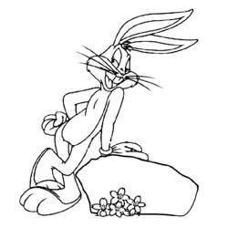Disegno da colorare: Bugs Bunny (Personaggi dei Cartoni Animati) #26325 - Pagine da Colorare Stampabili Gratuite