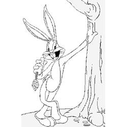 Disegno da colorare: Bugs Bunny (Personaggi dei Cartoni Animati) #26346 - Pagine da Colorare Stampabili Gratuite