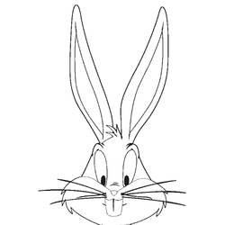 Disegno da colorare: Bugs Bunny (Personaggi dei Cartoni Animati) #26385 - Pagine da Colorare Stampabili Gratuite
