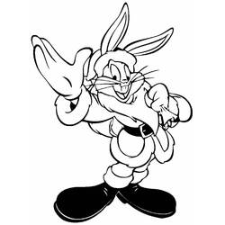 Disegno da colorare: Bugs Bunny (Personaggi dei Cartoni Animati) #26421 - Pagine da Colorare Stampabili Gratuite