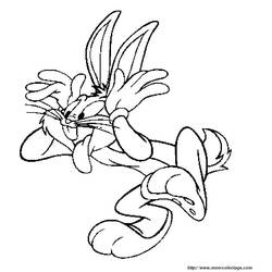 Disegno da colorare: Bugs Bunny (Personaggi dei Cartoni Animati) #26432 - Pagine da Colorare Stampabili Gratuite