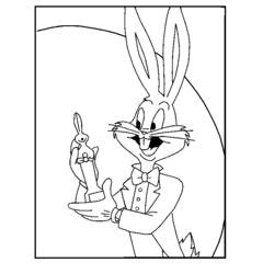 Disegno da colorare: Bugs Bunny (Personaggi dei Cartoni Animati) #26435 - Pagine da Colorare Stampabili Gratuite