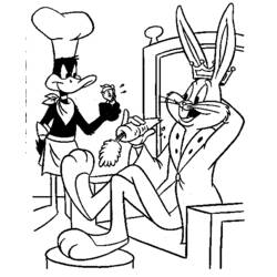 Disegno da colorare: Bugs Bunny (Personaggi dei Cartoni Animati) #26439 - Pagine da Colorare Stampabili Gratuite