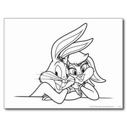 Disegno da colorare: Bugs Bunny (Personaggi dei Cartoni Animati) #26445 - Pagine da Colorare Stampabili Gratuite