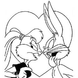 Disegno da colorare: Bugs Bunny (Personaggi dei Cartoni Animati) #26468 - Pagine da Colorare Stampabili Gratuite