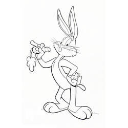 Disegno da colorare: Bugs Bunny (Personaggi dei Cartoni Animati) #26483 - Pagine da Colorare Stampabili Gratuite