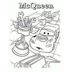 Disegno da colorare: Flash McQueen (Personaggi dei Cartoni Animati) #183642 - Pagine da Colorare Stampabili Gratuite