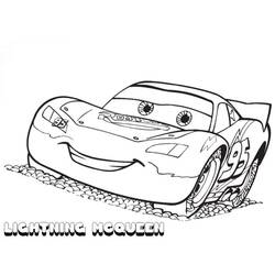 Disegno da colorare: Flash McQueen (Personaggi dei Cartoni Animati) #183663 - Pagine da Colorare Stampabili Gratuite
