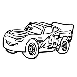 Disegno da colorare: Flash McQueen (Personaggi dei Cartoni Animati) #183667 - Pagine da Colorare Stampabili Gratuite