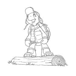 Disegno da colorare: Franklin (Personaggi dei Cartoni Animati) #189051 - Pagine da Colorare Stampabili Gratuite