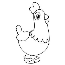 Disegni da colorare: Gallineta PAW Patrol - Pagine da Colorare Stampabili Gratuite