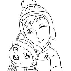 Disegni da colorare: Jake PAW Patrol - Pagine da Colorare Stampabili Gratuite