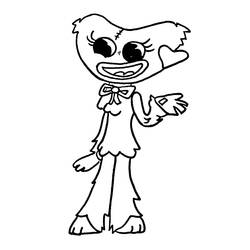 Disegno da colorare: Kissy Missy (Personaggi dei Cartoni Animati) #207690 - Pagine da Colorare Stampabili Gratuite