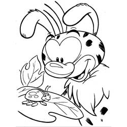 Disegno da colorare: Marsupilami (Personaggi dei Cartoni Animati) #50134 - Pagine da Colorare Stampabili Gratuite