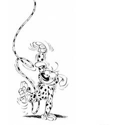 Disegno da colorare: Marsupilami (Personaggi dei Cartoni Animati) #50147 - Pagine da Colorare Stampabili Gratuite