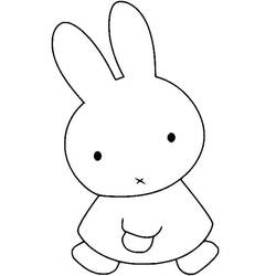 Disegno da colorare: Miffy (Personaggi dei Cartoni Animati) #202737 - Pagine da Colorare Stampabili Gratuite
