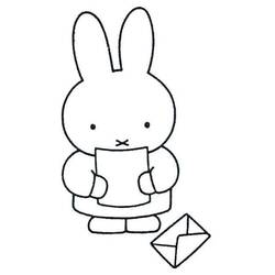 Disegno da colorare: Miffy (Personaggi dei Cartoni Animati) #202770 - Pagine da Colorare Stampabili Gratuite