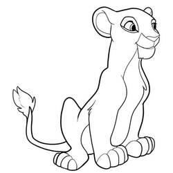 Disegno da colorare: Nala (Personaggi dei Cartoni Animati) #180403 - Pagine da Colorare Stampabili Gratuite